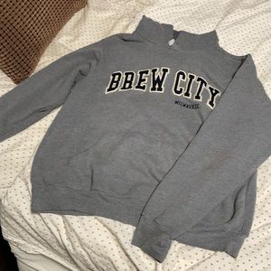 brew city milwaukee wisconsin sweatshirt!